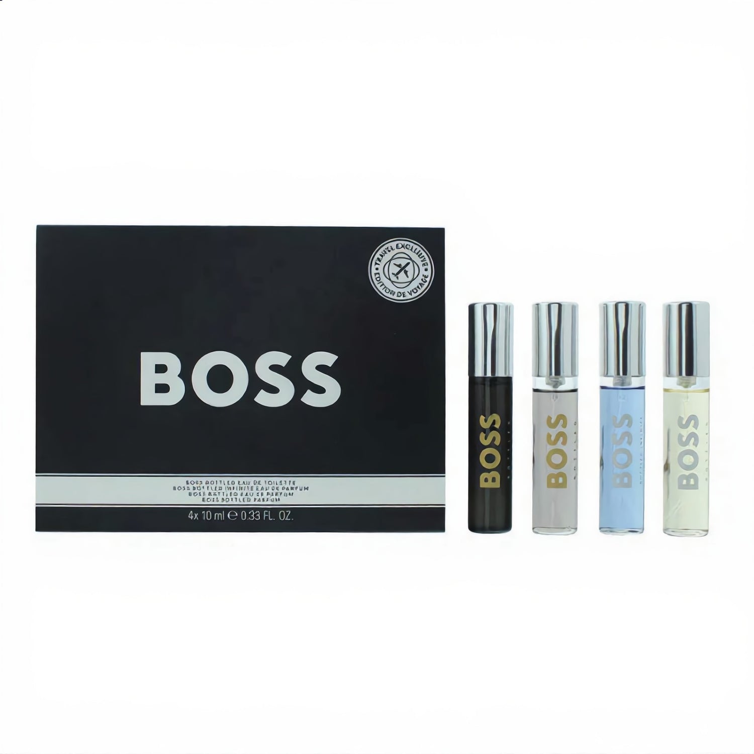 Hugo Boss Mini Set 4 pcs 10 ml Bottled Edp + Infinite Edp + Bottled PP + Bottled Edt