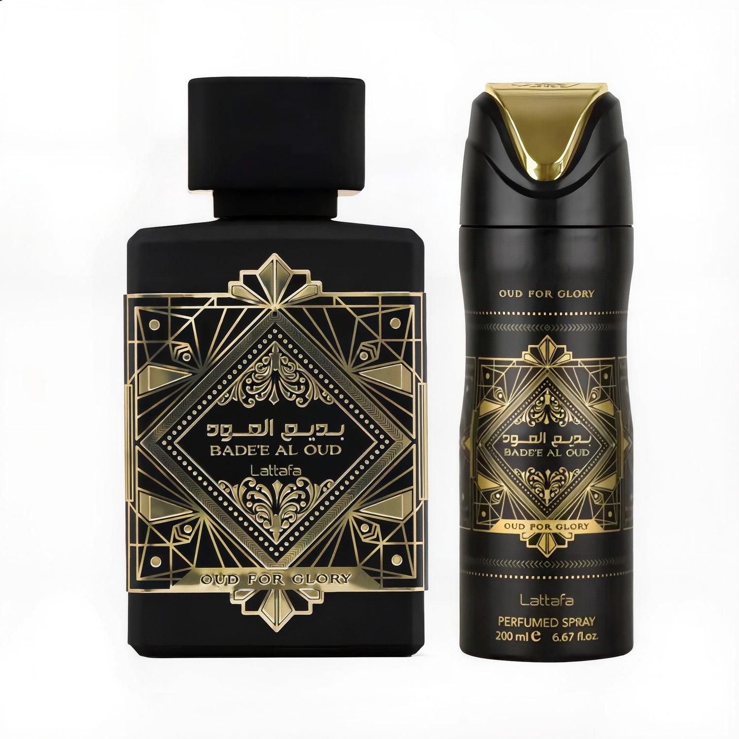 Lattafa Badee Al Oud Edp 100 ml + Spray 200 ml 2 pcs