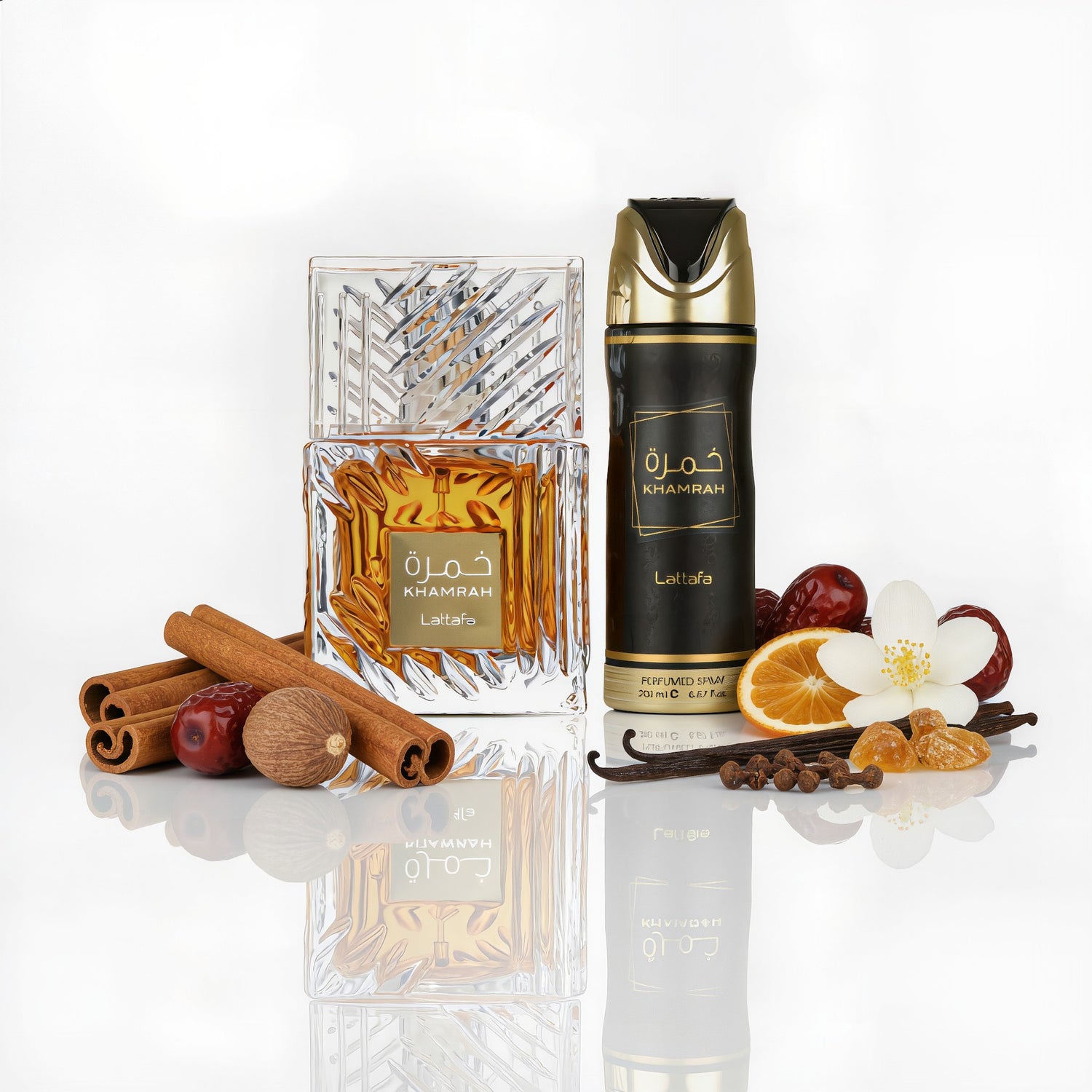 Lattafa Set Khamrah Edp 100 ml + Spray 200 ml