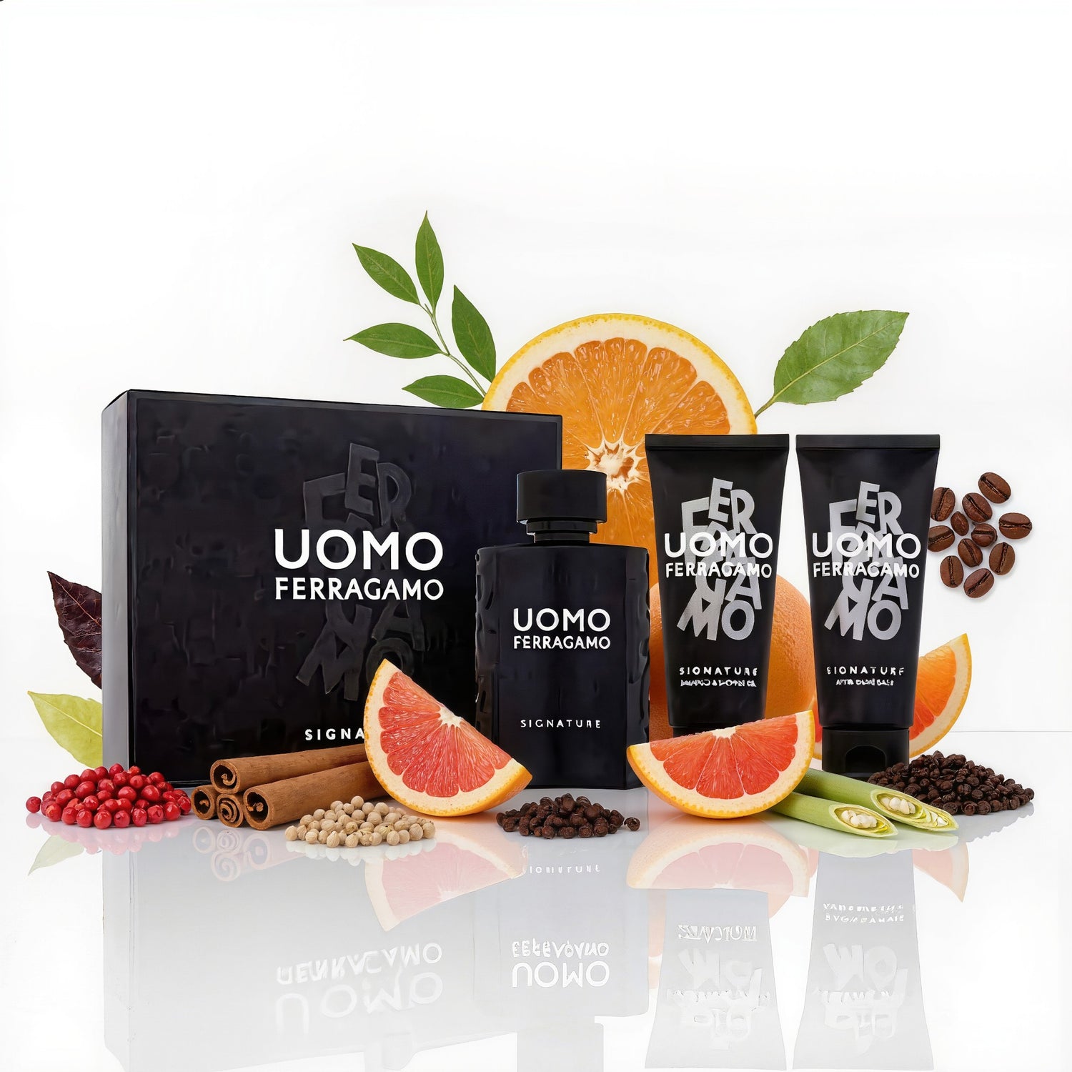 Salvatore Ferragamo Set Uomo Edp 100 ml + SG 100 ml + AS 100 ml 3 pcs