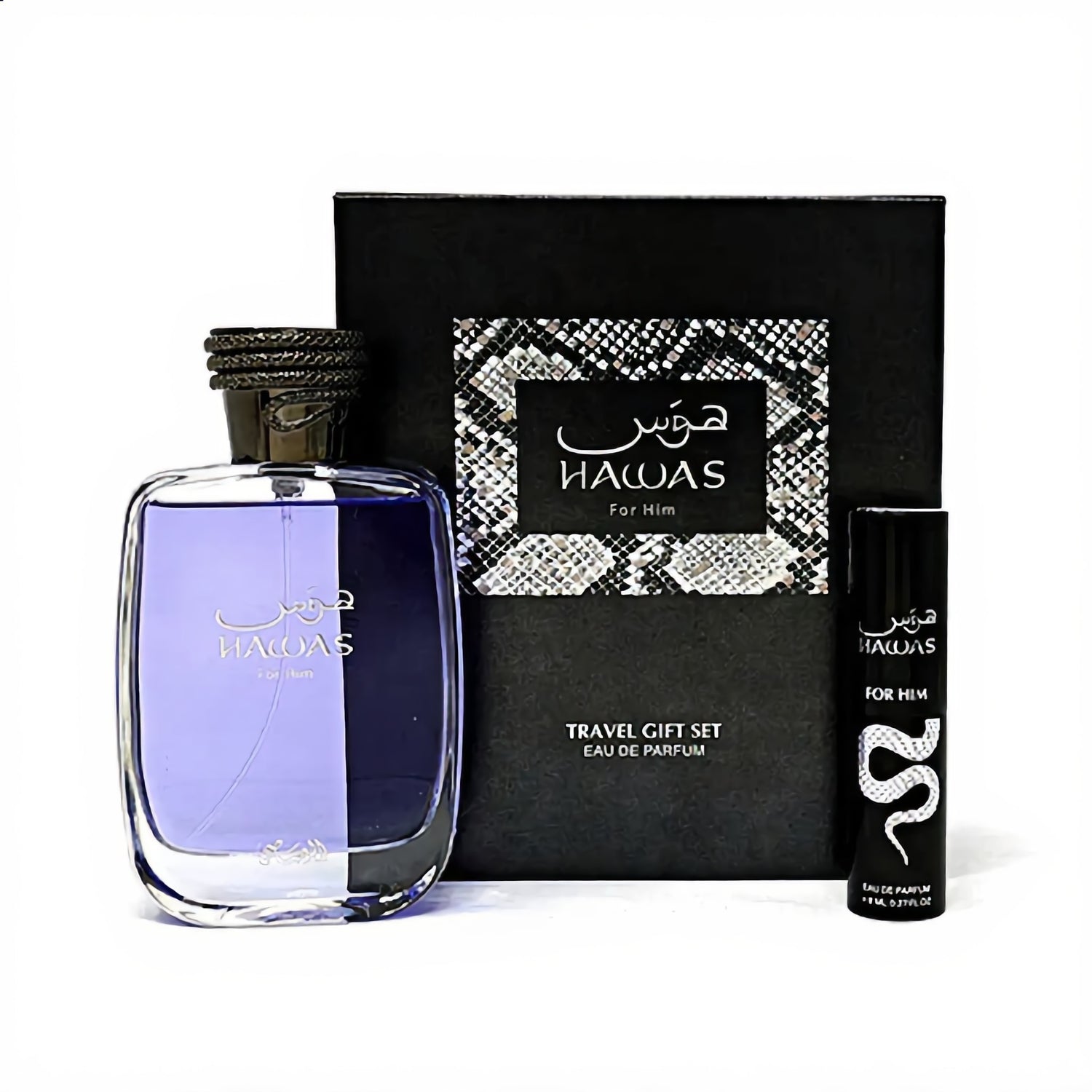Rasasi Travel Gift Set Hawas For Him EDP 100 Ml + EDP 8 Ml Set