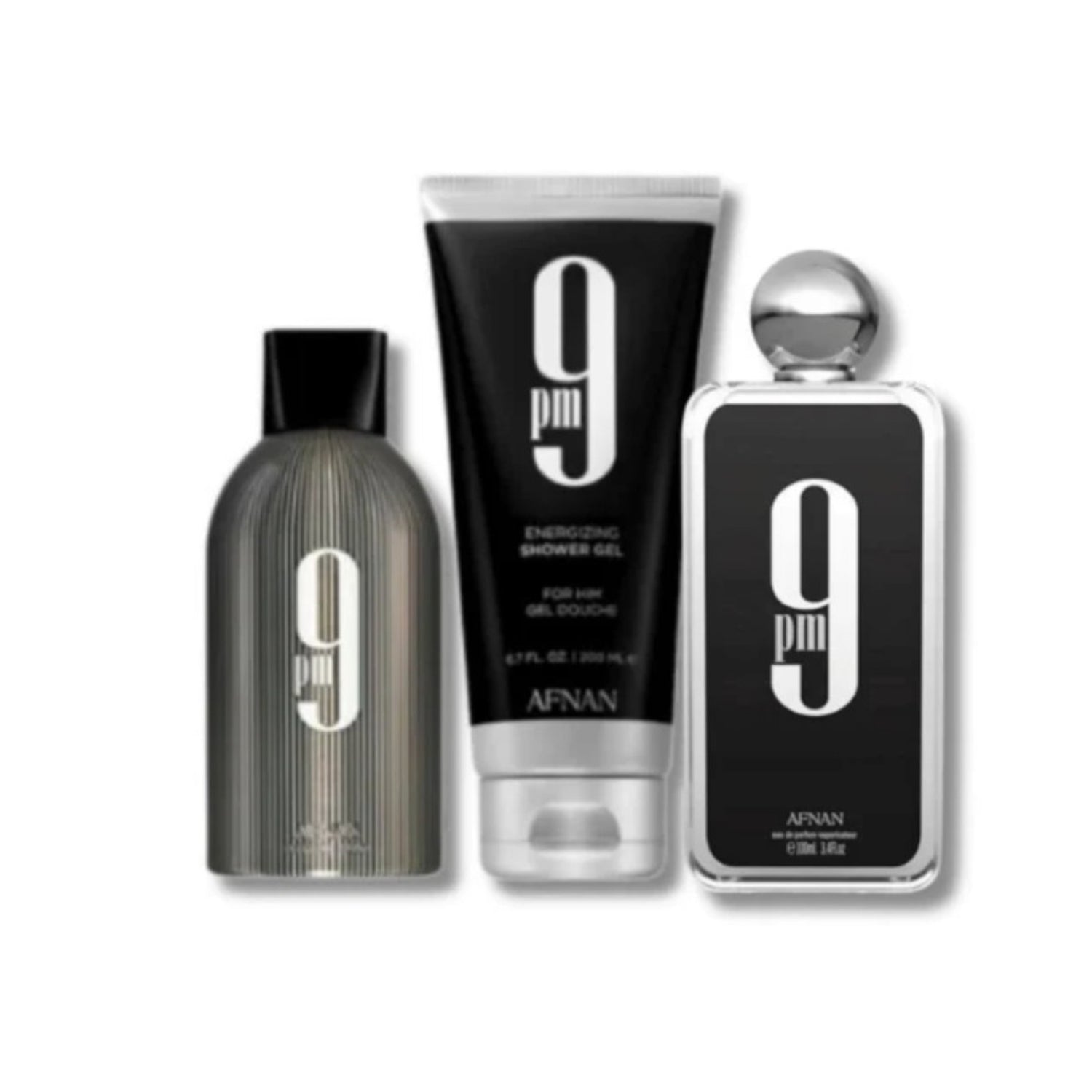 Estuche Afnan 9 Pm Edp 100Ml +S/G 150Ml +Deo 150Ml Hombre