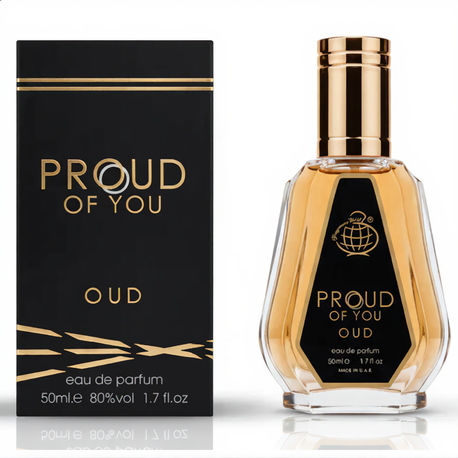Proud Of You Oud Edp 50 Ml Fragrance World (Inspiracion Armani Stronger With You Oud)