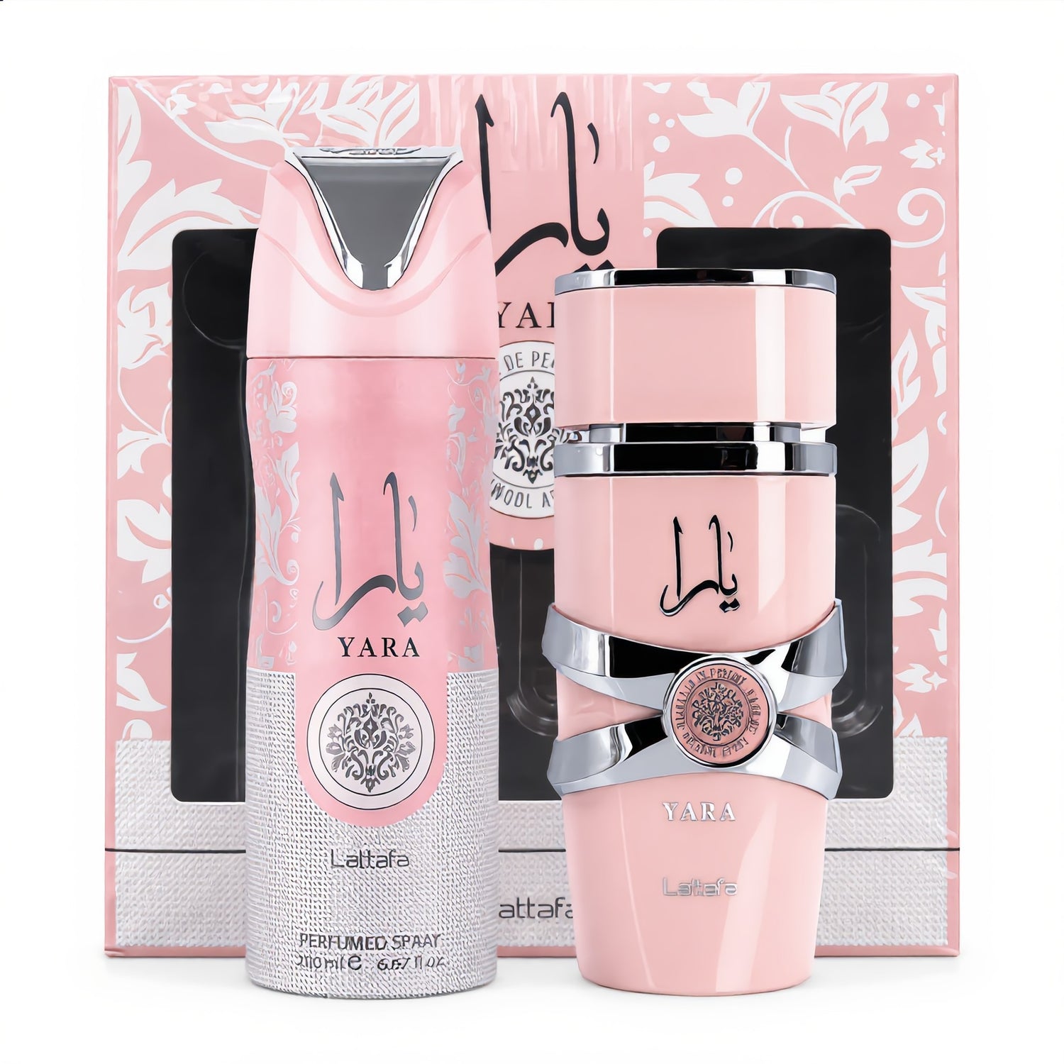 Set Lattafa Yara EDP 100 ML + Desodorante Spray 200 ML