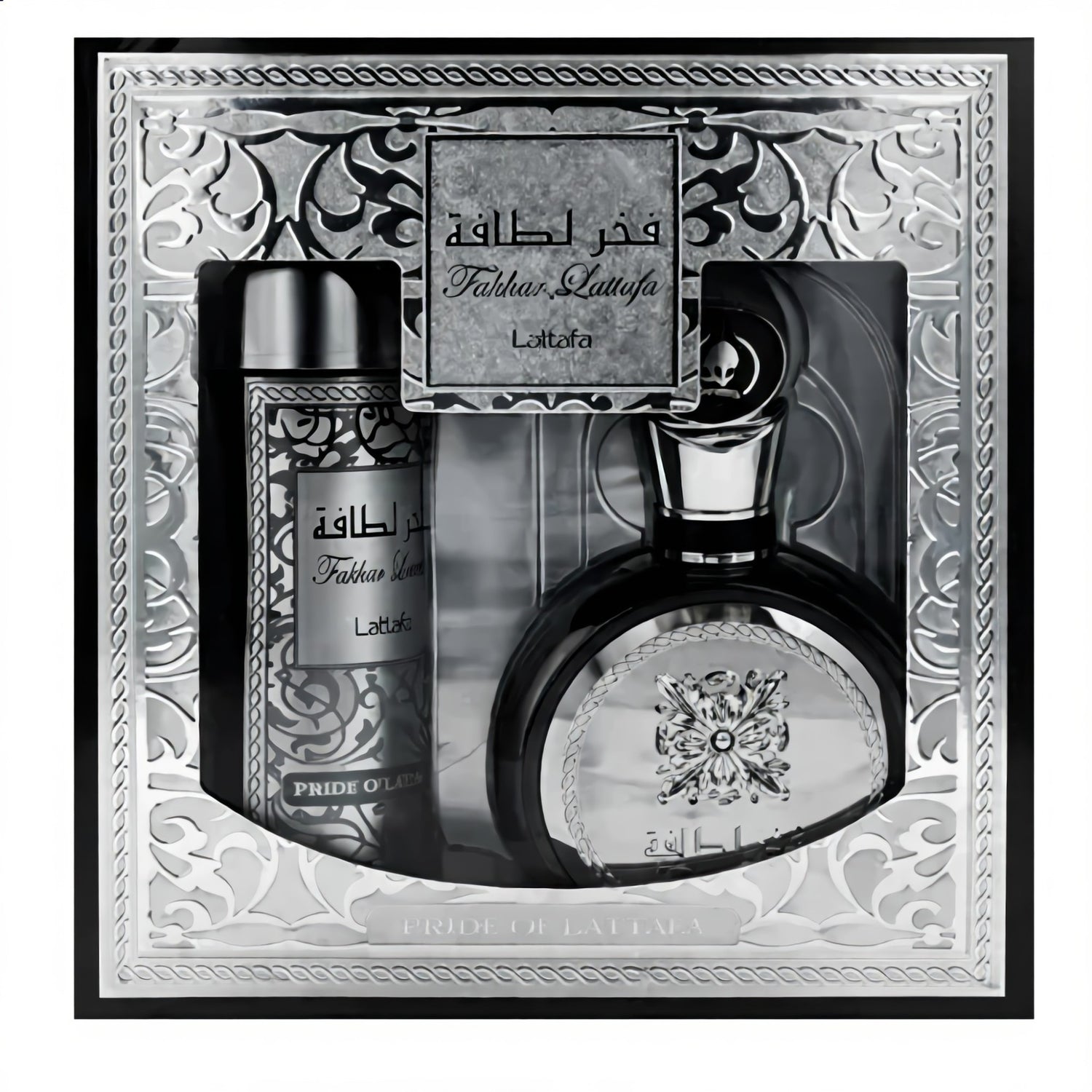 Set Perfume Fakhar EDP 100 ml + Perfume Spray 200 ml Lattafa