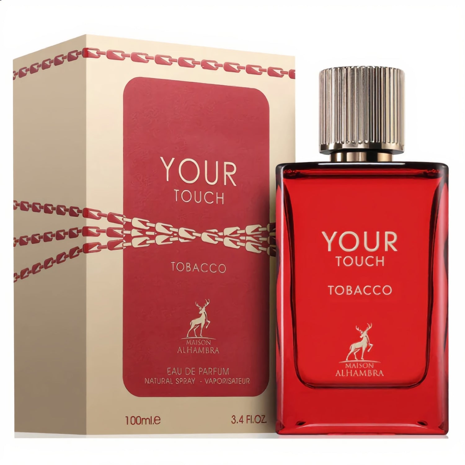 Maison Alhambra Your Touch tobacco Edp 100 ml (Inspiracion Emporio Armani Stronger With You Tobacco)