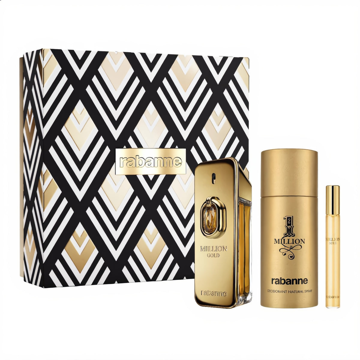 Set 1 Million Gold Elixir Parfum Intense 100 ml + Deo 150 ml + Travel Spray 10 ml Paco Rabanne