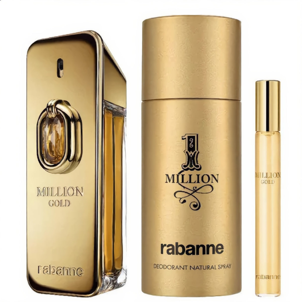 Set 1 Million Gold Elixir Parfum Intense 100 ml + Deo 150 ml + Travel Spray 10 ml Paco Rabanne